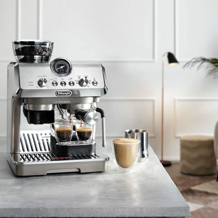 De'Longhi La Specialista Arte Evo EC9255.M Fully Automatic Espresso Machine, Grey and stainless steel