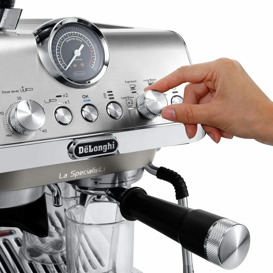 De'Longhi La Specialista Arte Evo EC9255.M Fully Automatic Espresso Machine, Grey and stainless steel