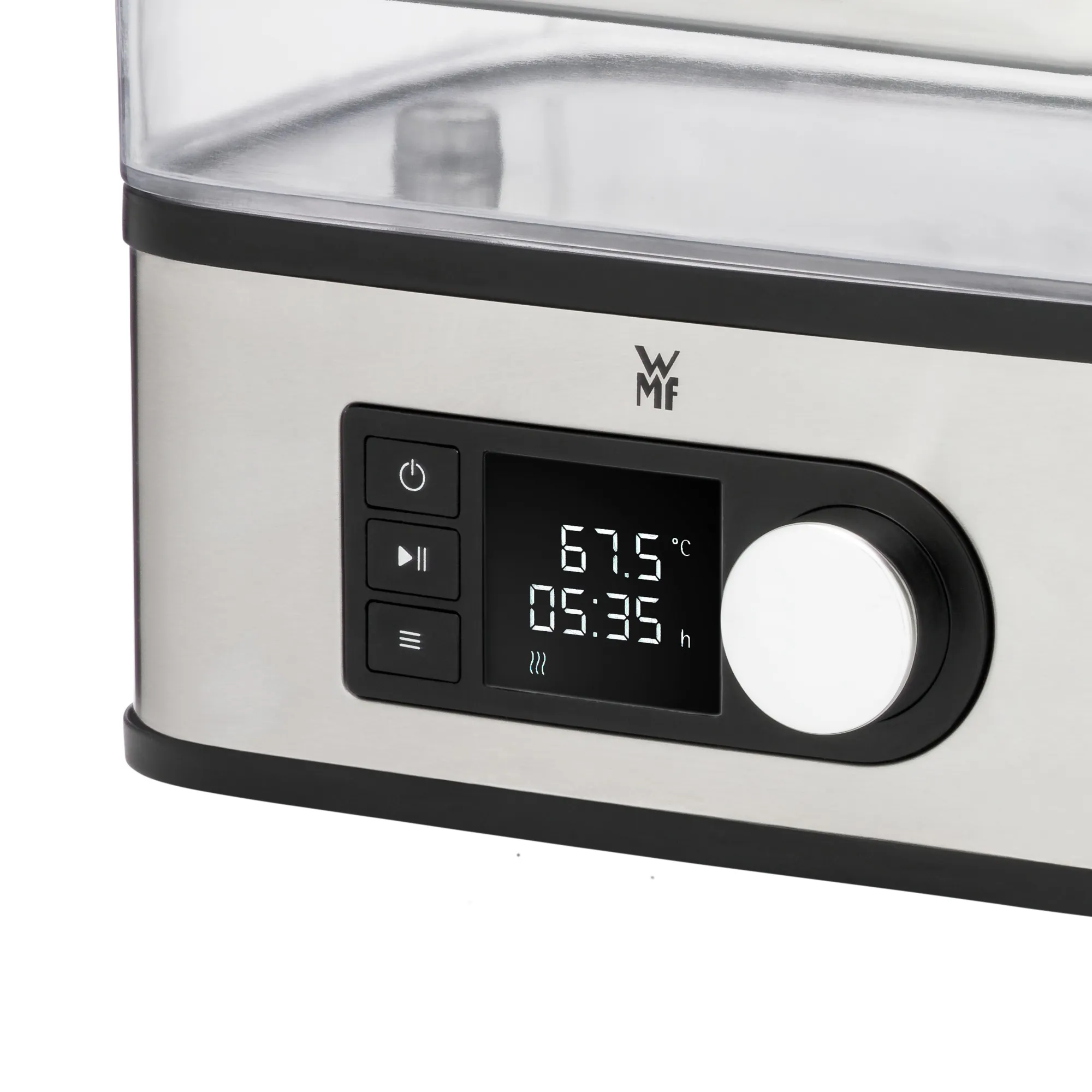 WMF Lono Sous Vide Cooker Pro Sous Vide Water Oven and Slow Cooker, 1500 Watt, 6 Litre, Stainless steel