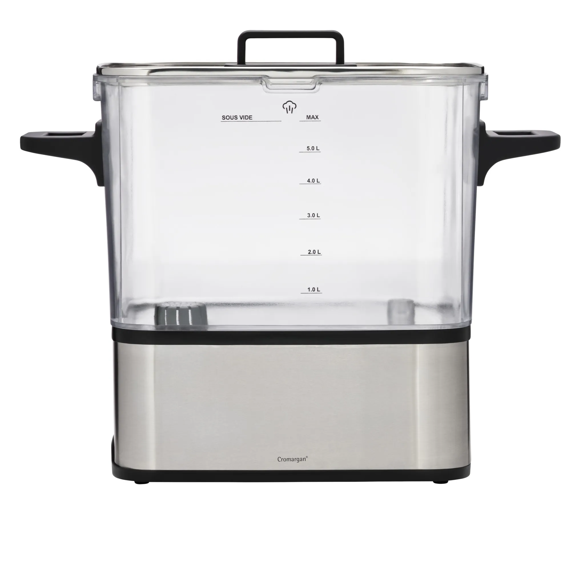 WMF Lono Sous Vide Cooker Pro Sous Vide Water Oven and Slow Cooker, 1500 Watt, 6 Litre, Stainless steel