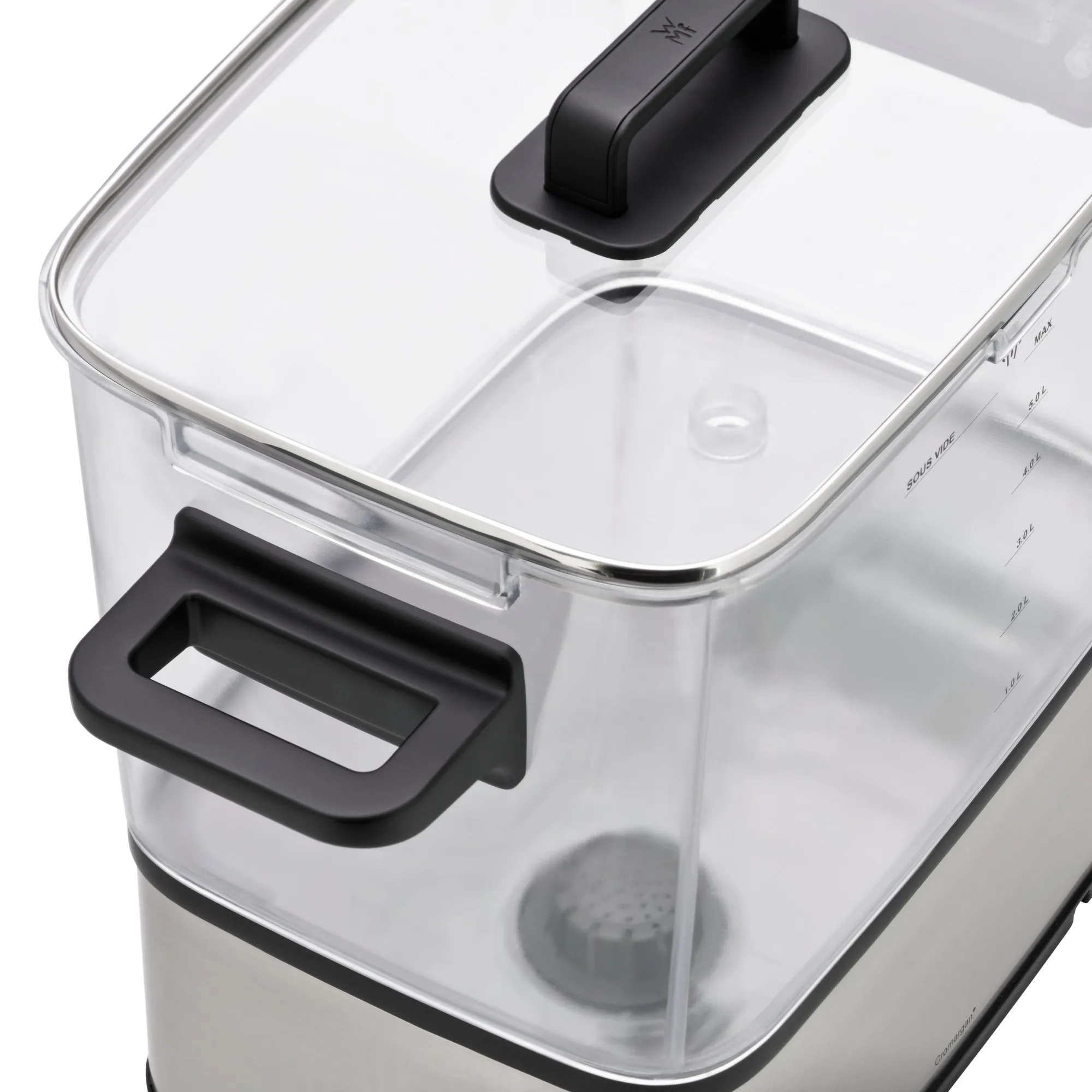 WMF Lono Sous Vide Cooker Pro Sous Vide Water Oven and Slow Cooker, 1500 Watt, 6 Litre, Stainless steel