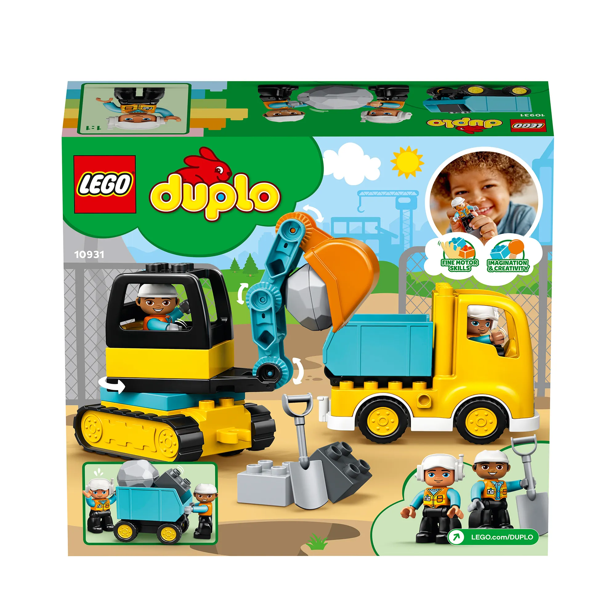 Lego Duplo Kuorma-auto ja telakaivuri 10931