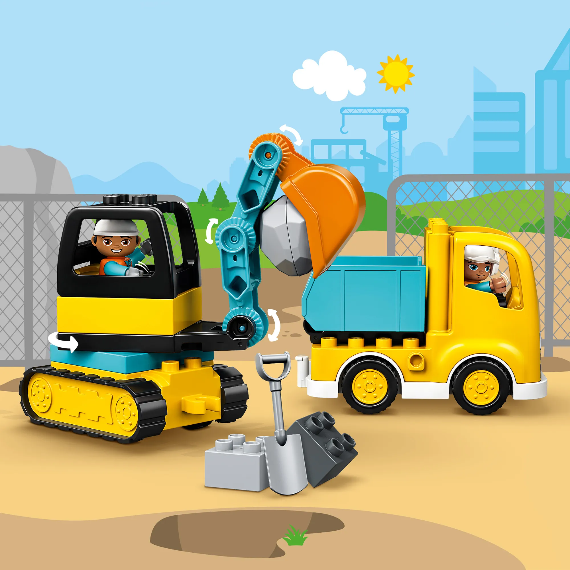 Lego Duplo Kuorma-auto ja telakaivuri 10931