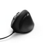 Hama EMC-500 Ergonomic - vertikal mus, svart