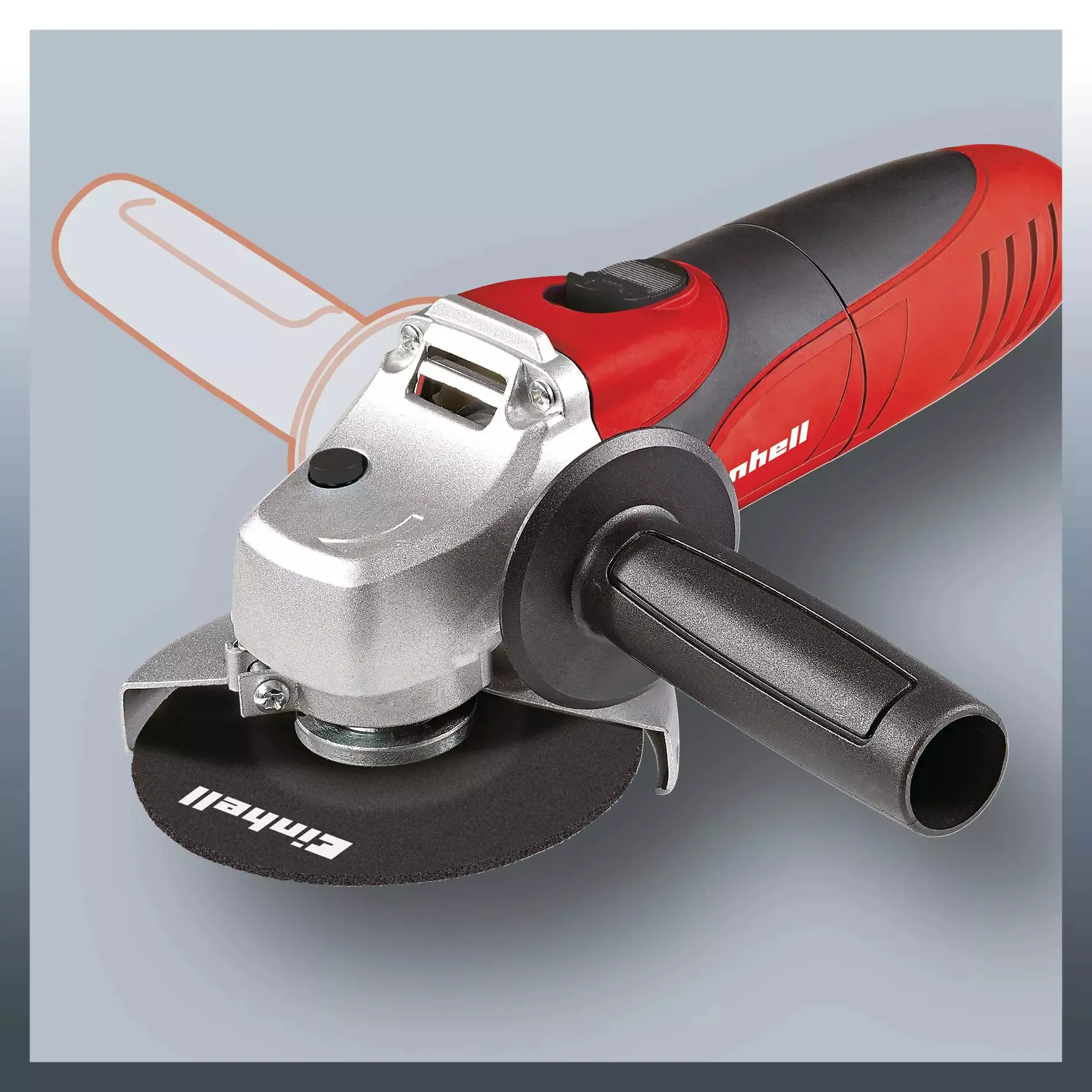 Einhell angle grinder TC-AG 115 (red / black, 500 watts)