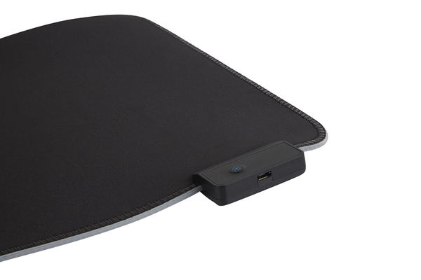 Surefire Silent Flight RGB-320 RGB Gaming Mousepad, 320x260 mm, Black