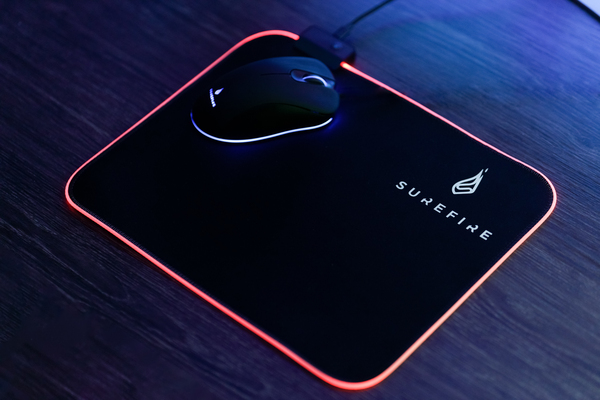 Surefire Silent Flight RGB-320 RGB gaming musmatta, 320x260 mm, svart