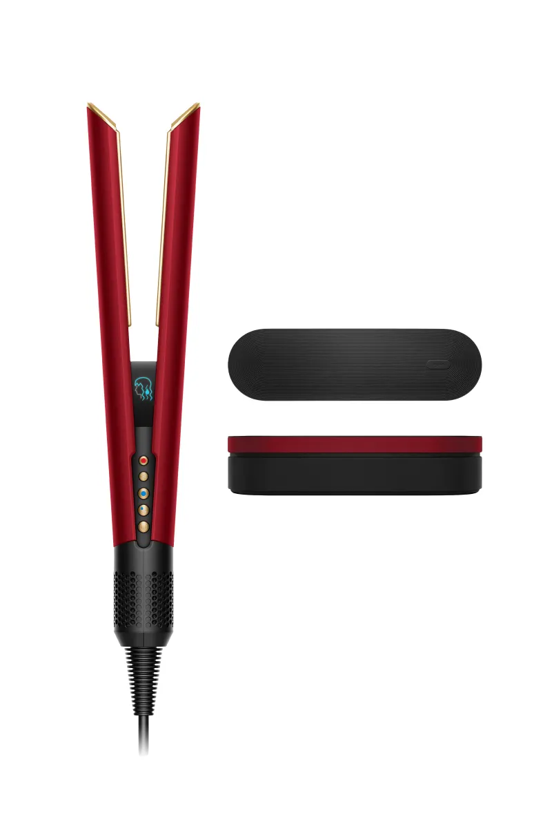 Dyson Airstrait HT01 - plattång, Red Velvet, Gold