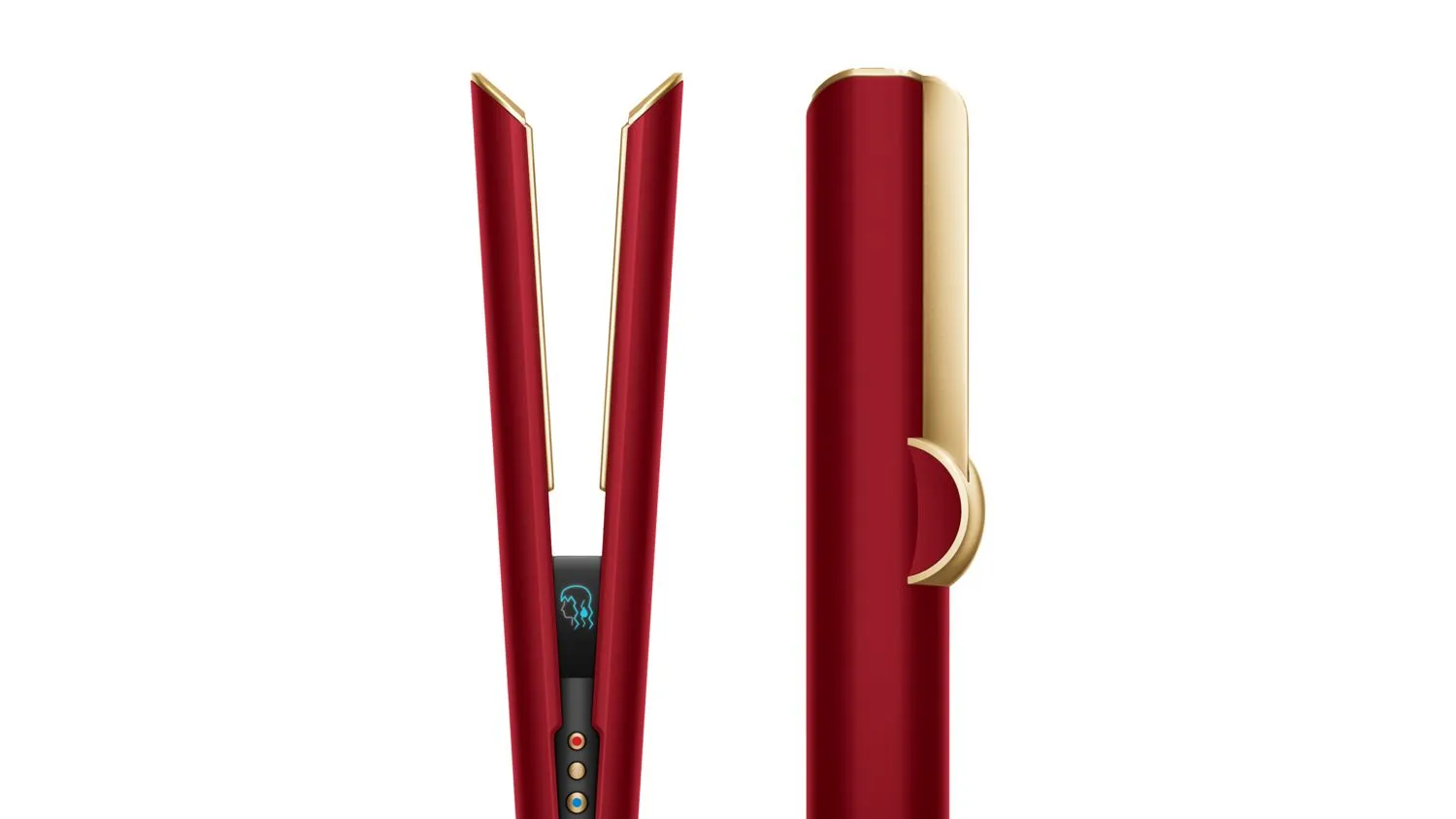Dyson Airstrait HT01 - plattång, Red Velvet, Gold
