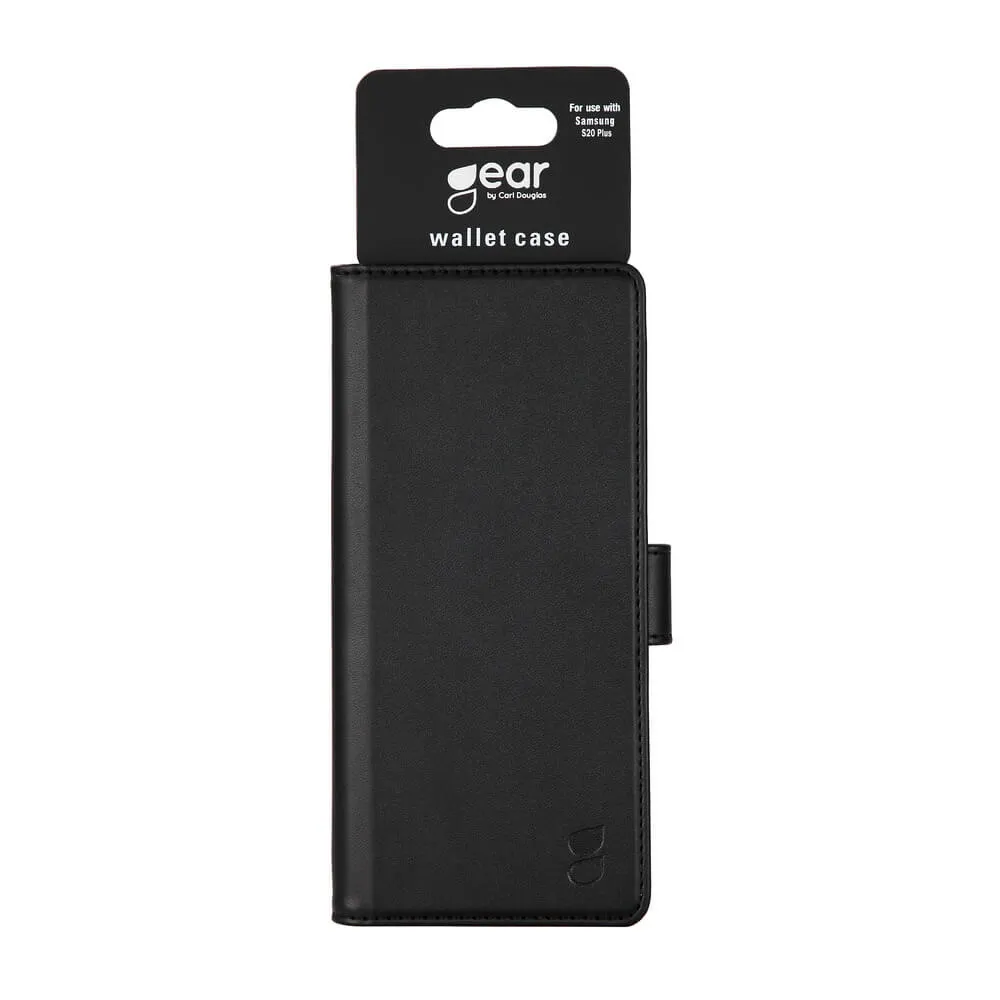 GEAR Wallet, Galaxy S20 Plus -lompakkokotelo, Musta