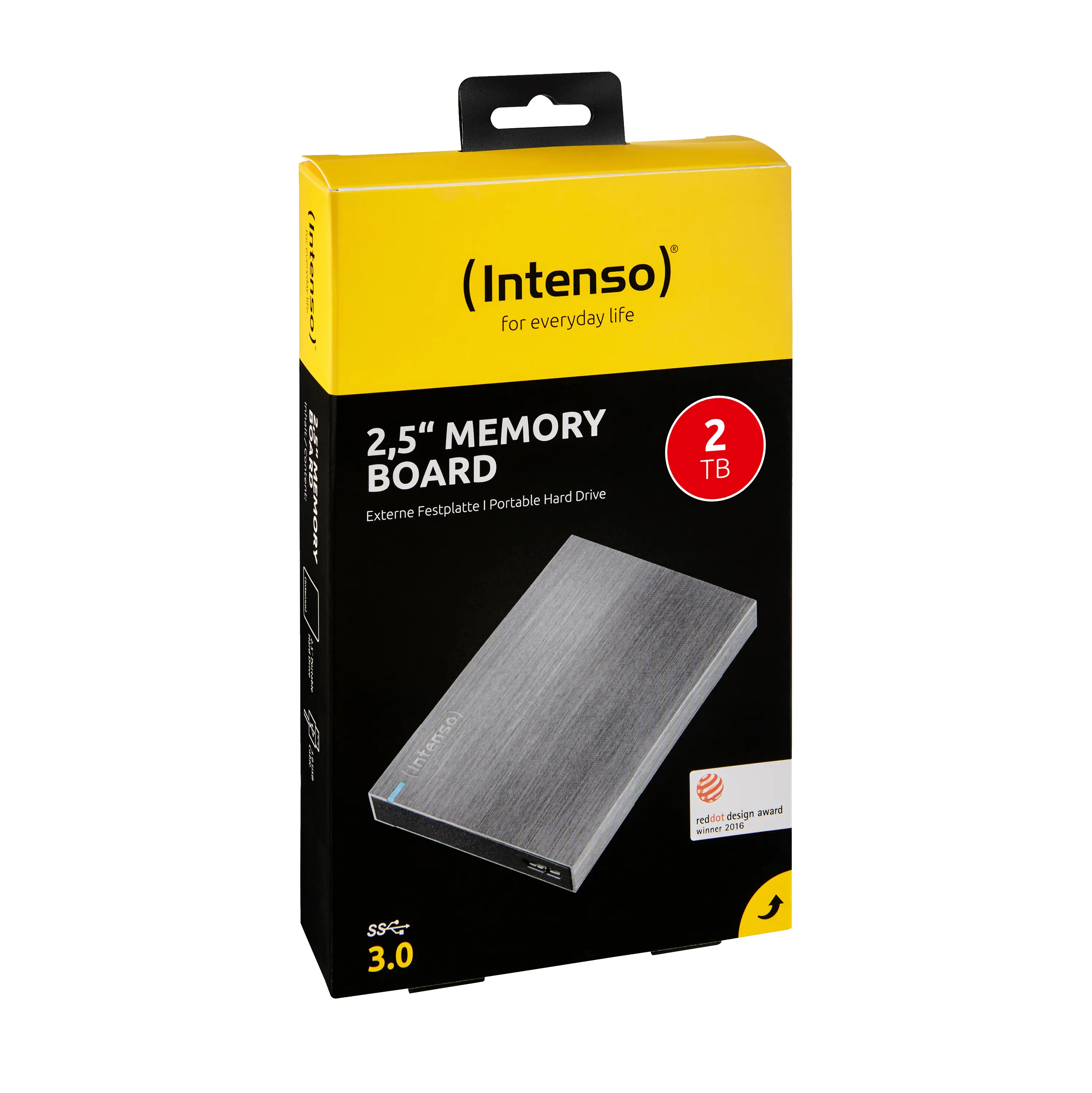 Intenso Memory Case 5000 GB - extern hårddisk , Svart
