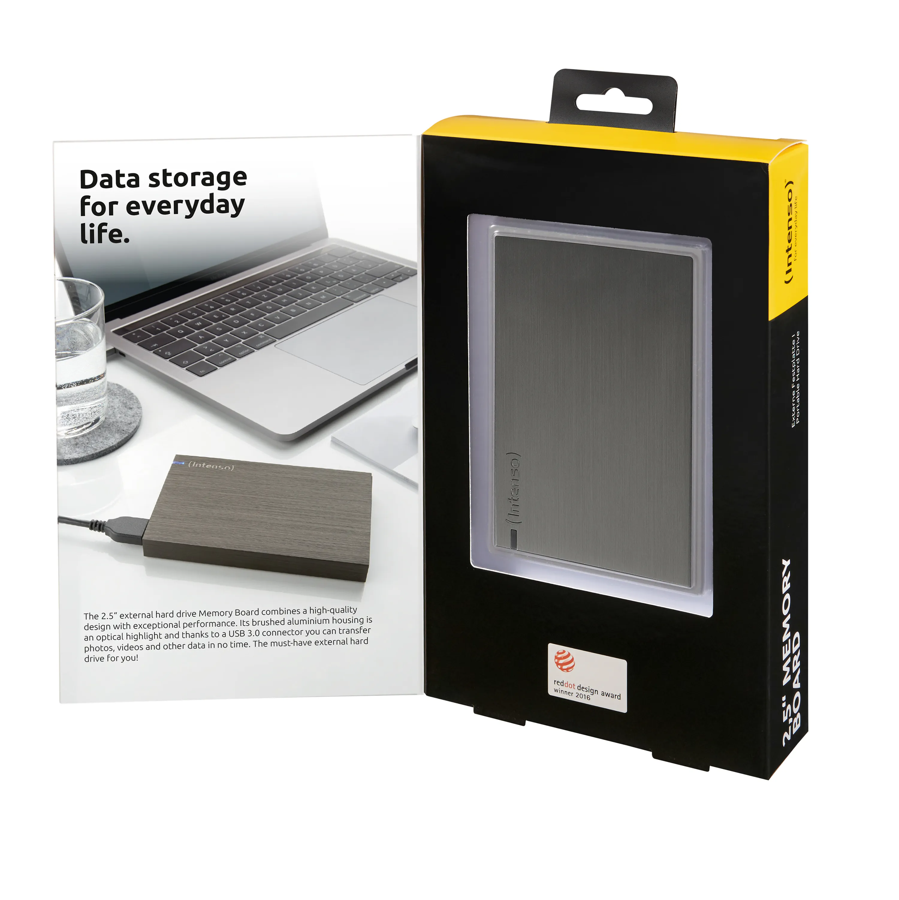 Intenso Memory Case 5000 GB - extern hårddisk , Svart