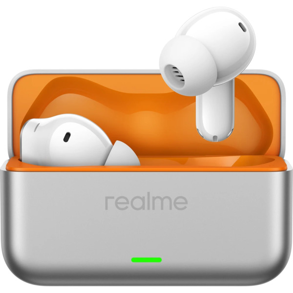Realme Buds T500 Pro Wireless Earbuds, Orange Mint