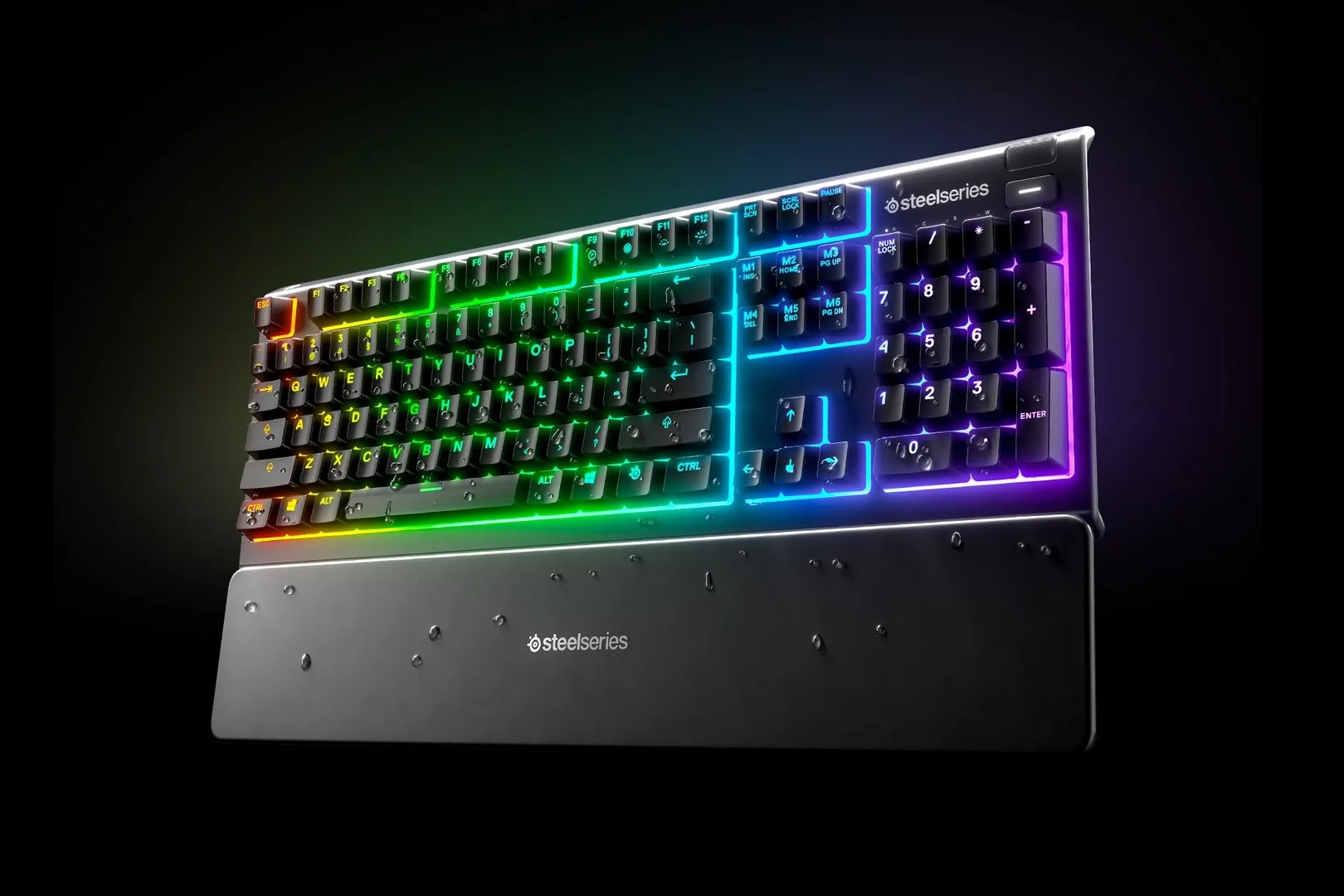 SteelSeries Apex 3, Whisper Quiet -pelinäppäimistö, musta
