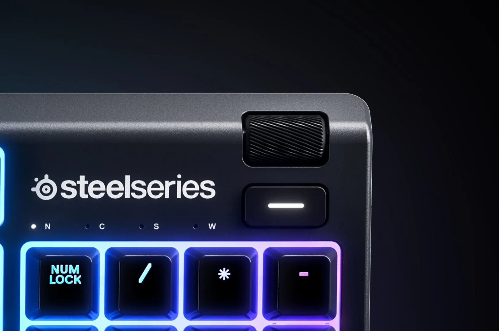SteelSeries Apex 3, Whisper Quiet -pelinäppäimistö, musta