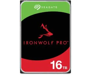 Seagate IronWolf Pro 3.5" 16 TB, 7200 RPM, 256 MB, 550 WRL, SATA III hårddisk (NAS)