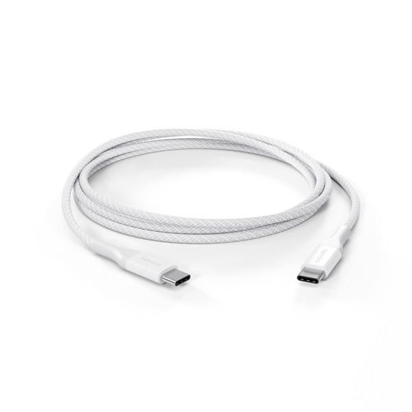 Epico USB-C cable, 240W, 1.2 m, White