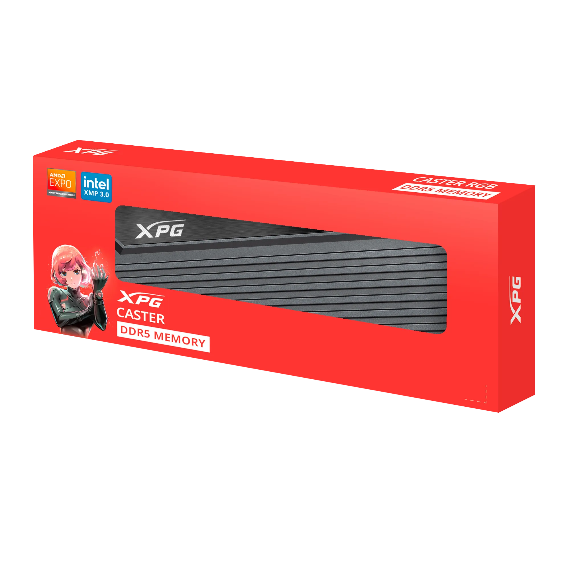 XPG CASTER DDR5 hukommelsesmodul 16 GB 1 x 16 GB 6400 MHz Fejlkorrigerende kode