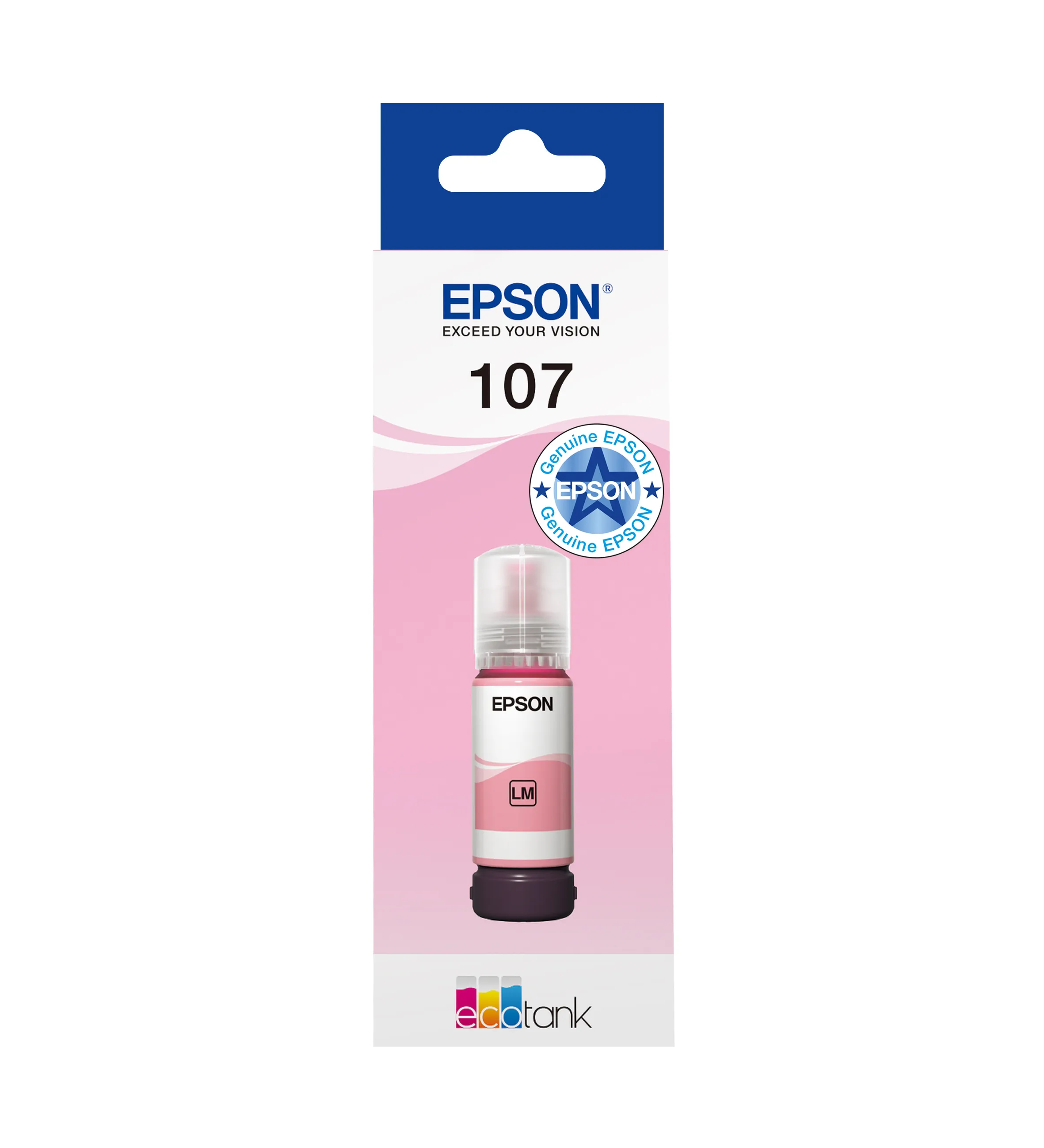 EPSON 107 EcoTank bl&auml;ckflaska, 70 ml, ljus magenta