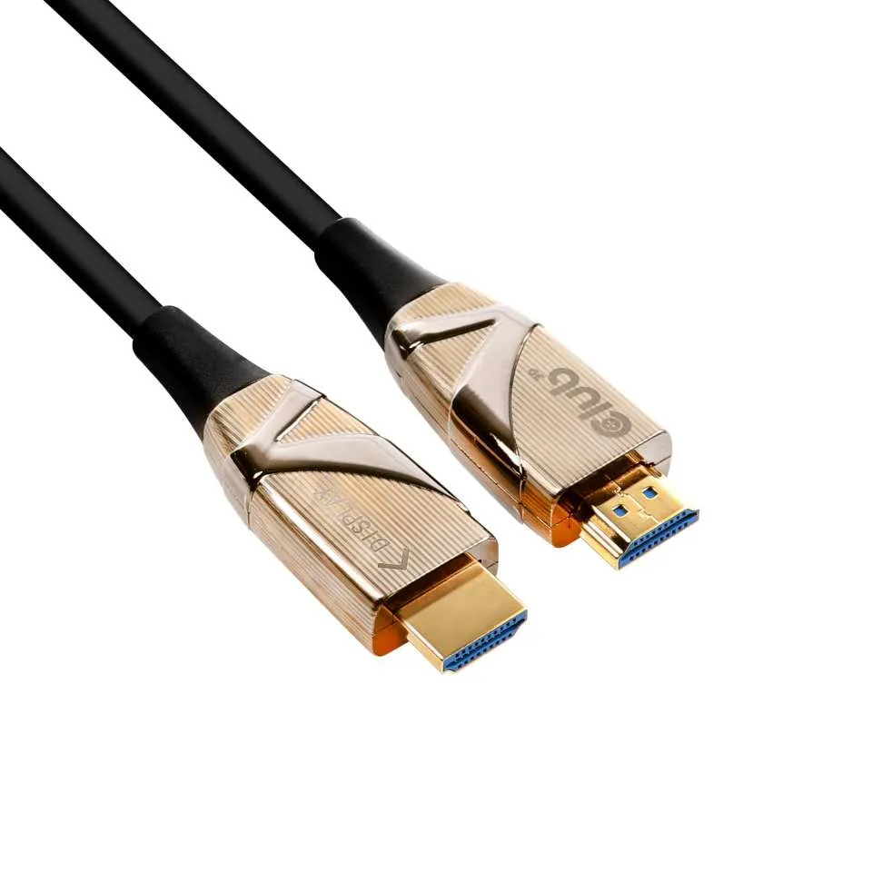 Club 3D HDMI 2.0 Hybrid Active Optical - cable, Black, 50m Club 3D HDMI 2.0 Hybrid Active Optical - cable, Black, 50m