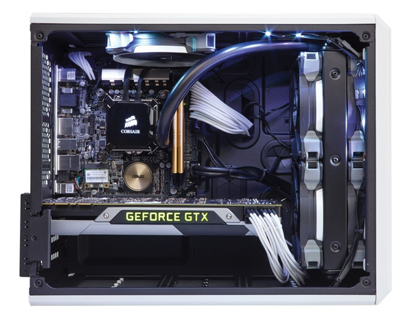 Corsair Carbide Air 240 White High airflow Mini ITX/uATX