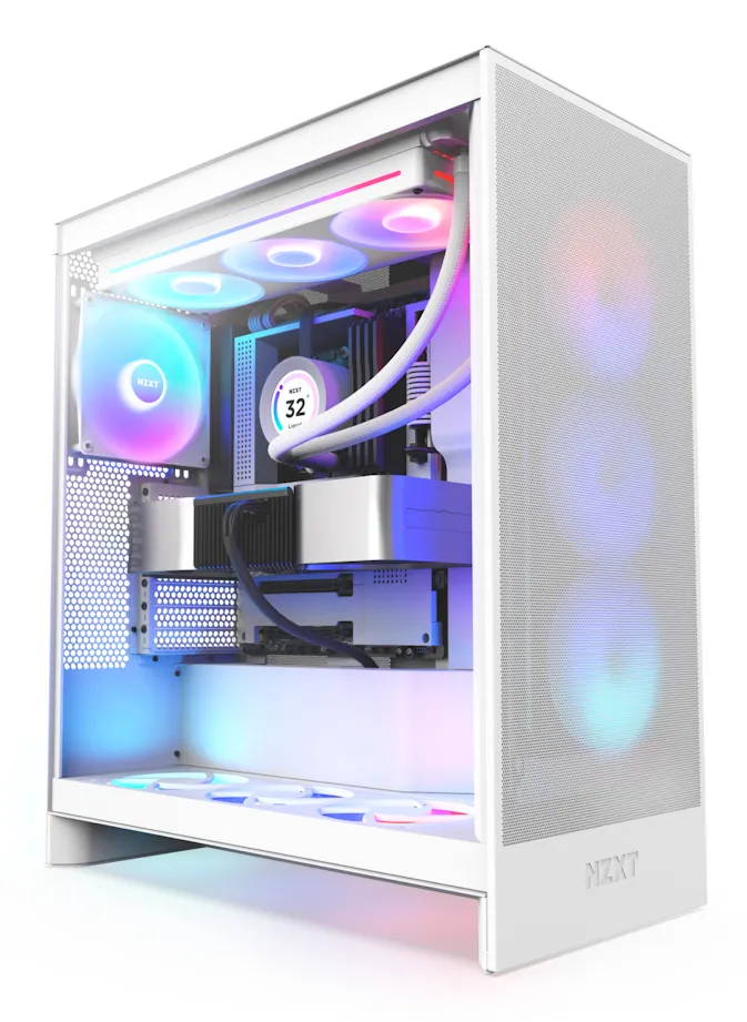 NZXT H7 Flow 2024 RGB - midi chassi, vit