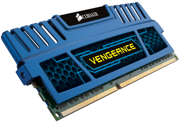 Corsair 16GB (4x4GB) Vengeance, DDR3 1600MHz - sininen
