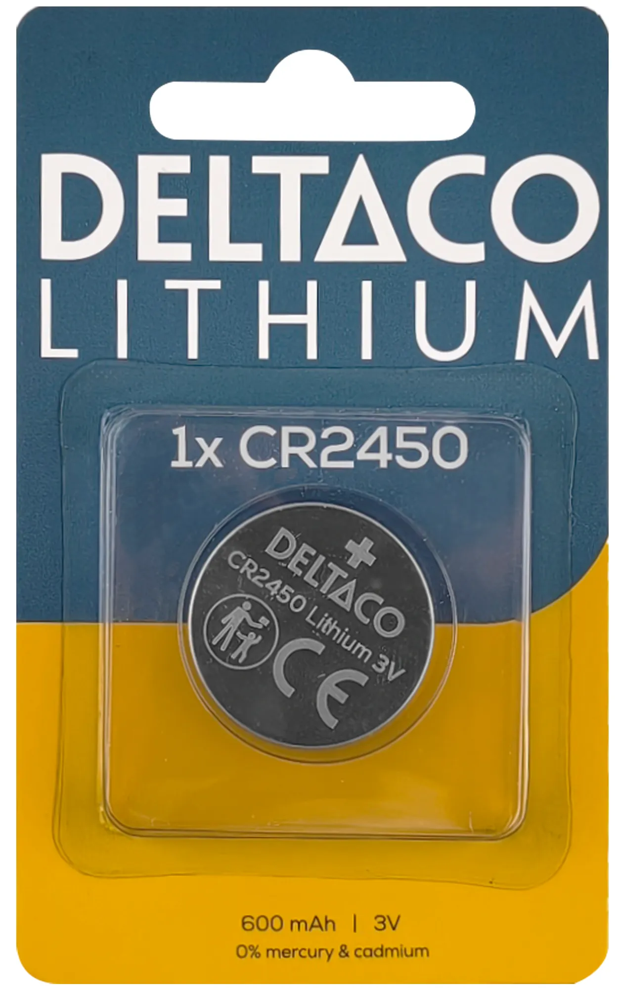 DELTACO CR2450-1B - Paristo