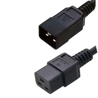 BLACK BOX EPR-C SERIES EXTENSION CABLE - IEC-C20 TO IEC-C19, 1-M (3.2-FT.)