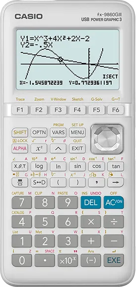 Calculator Pocket Graphing White