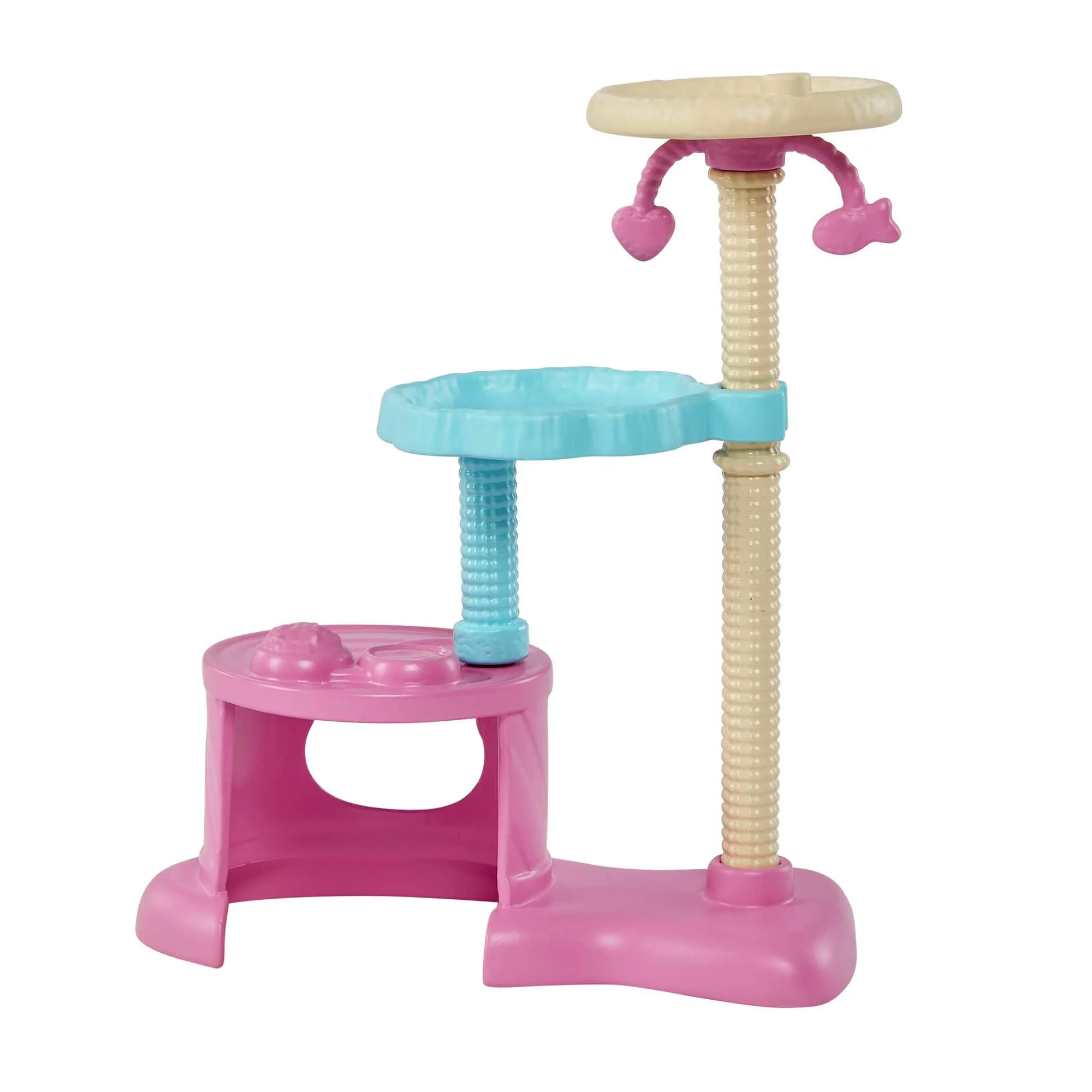 Mattel Barbie doll and kitten scratching post playset