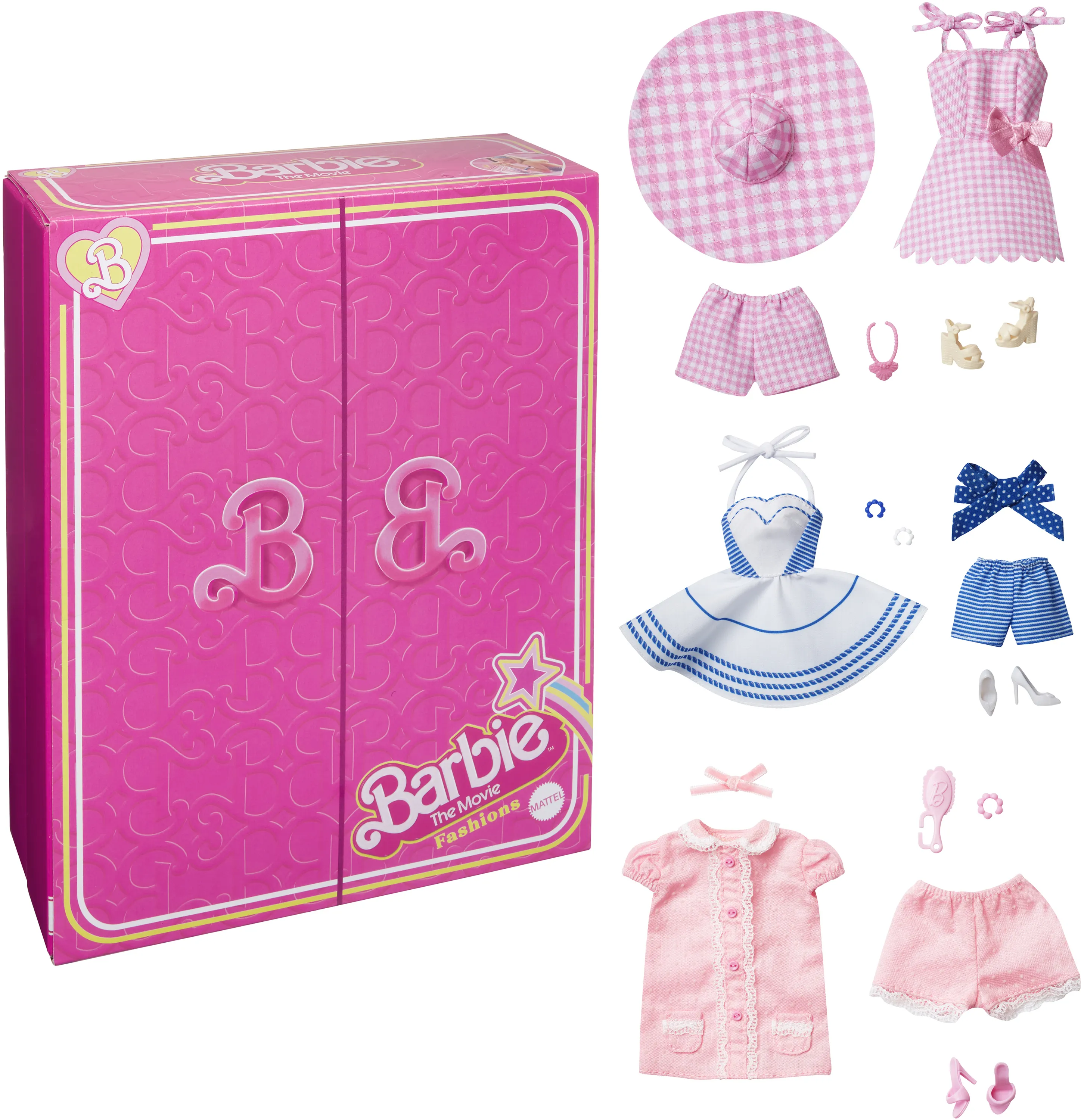 Mattel Barbie Signature The Movie - Barbie fashion set from the movie including shoes and accessories, doll accessories