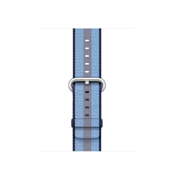 38mm Midnight Blue Stripe Woven Nylon