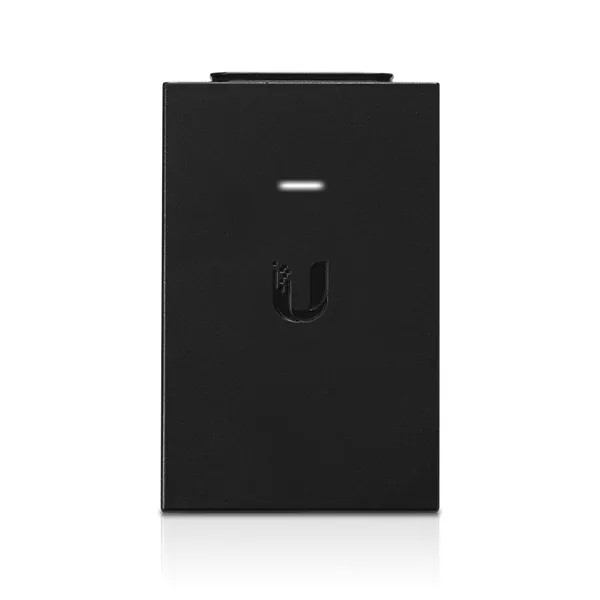 Ubiquiti PoE adapter, 48V output, GbE, ESD protection, black