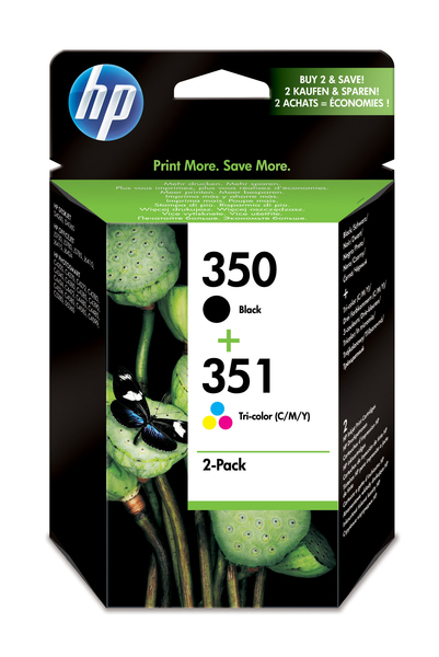 HP 350/351 Combo-pack Inkjet Print Cartr