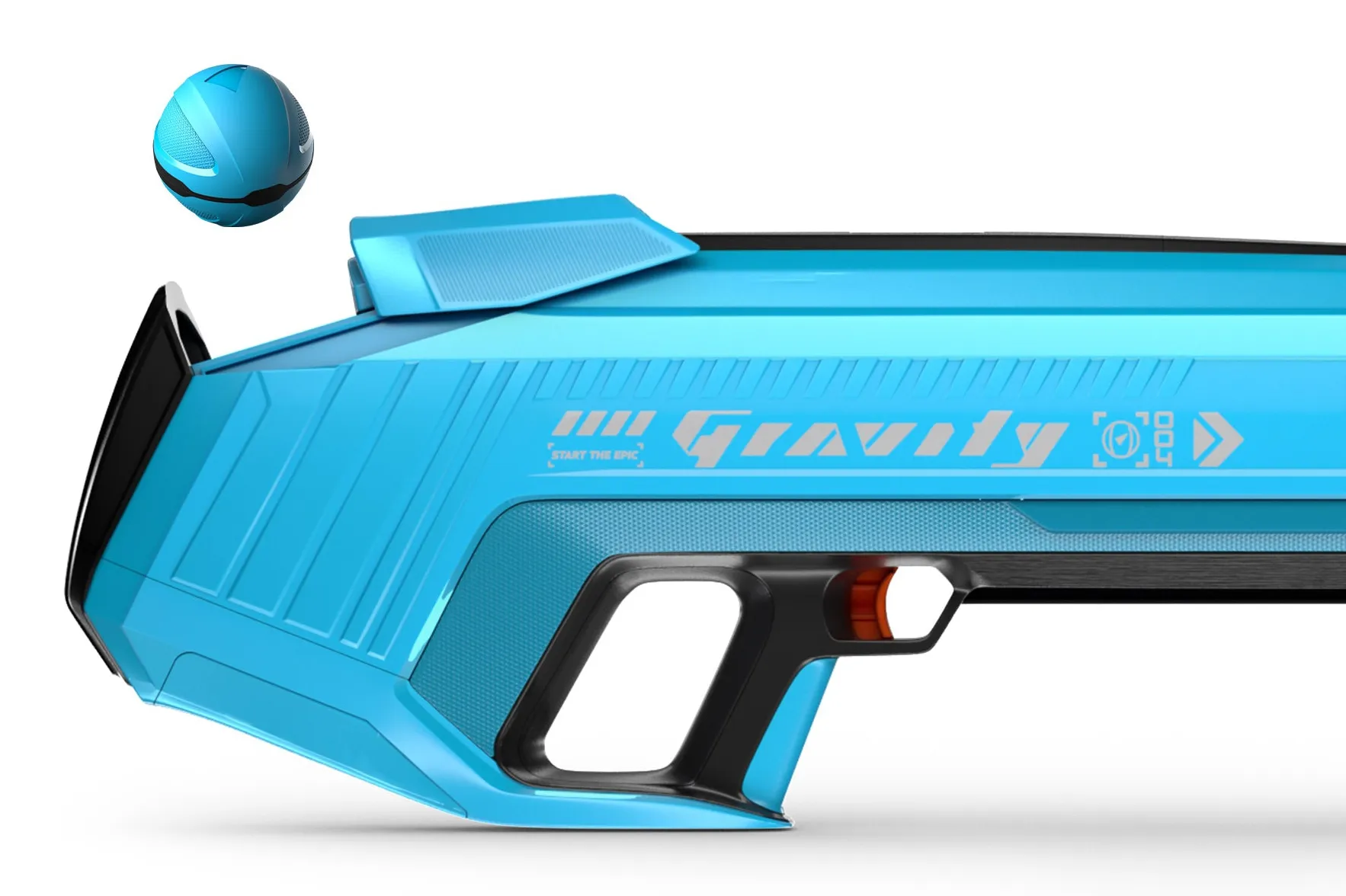 SpyraGravity -vesipistooli, Sininen