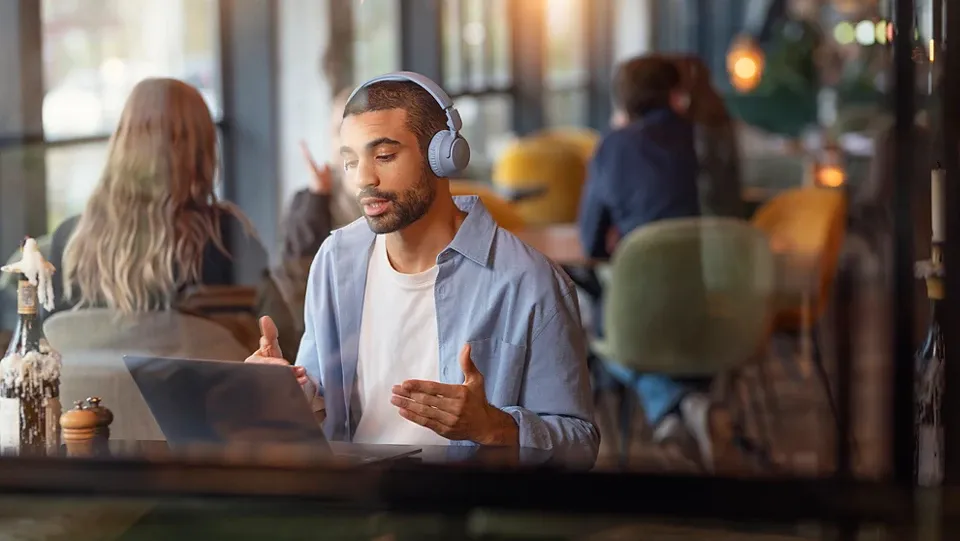 Philips TAH4000LB/00 -langattomat kuulokkeet, vaaleansininen