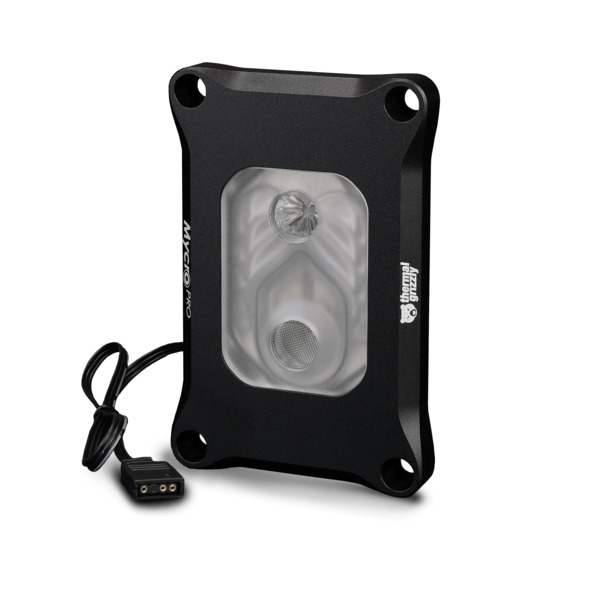 Thermal Grizzly Mycro Pro RGB TG-MY-P-RGB-AMD-AM5, G1/4", AM5, AM4, ARGB -custom-jäähdytys, musta
