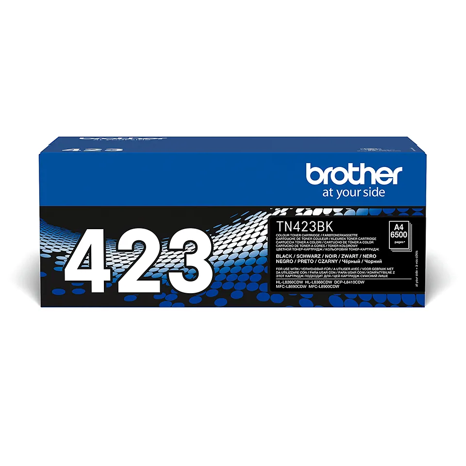Brother TN423BK toner cartridge, Black