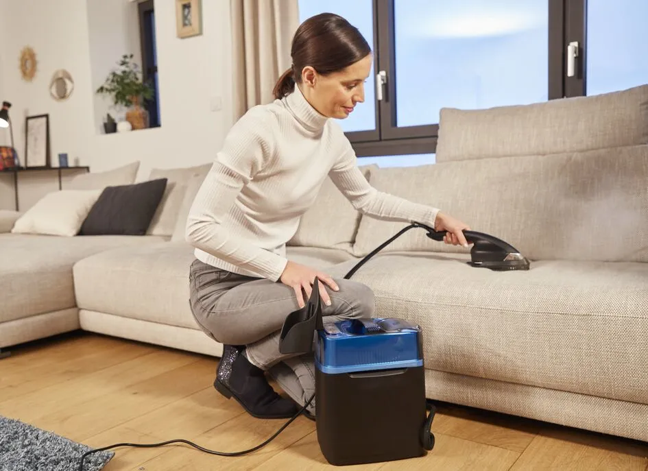 Tefal Cube UT2020 -vaateh&ouml;yrystin, 2170 W, 1,1 l, musta/sininen