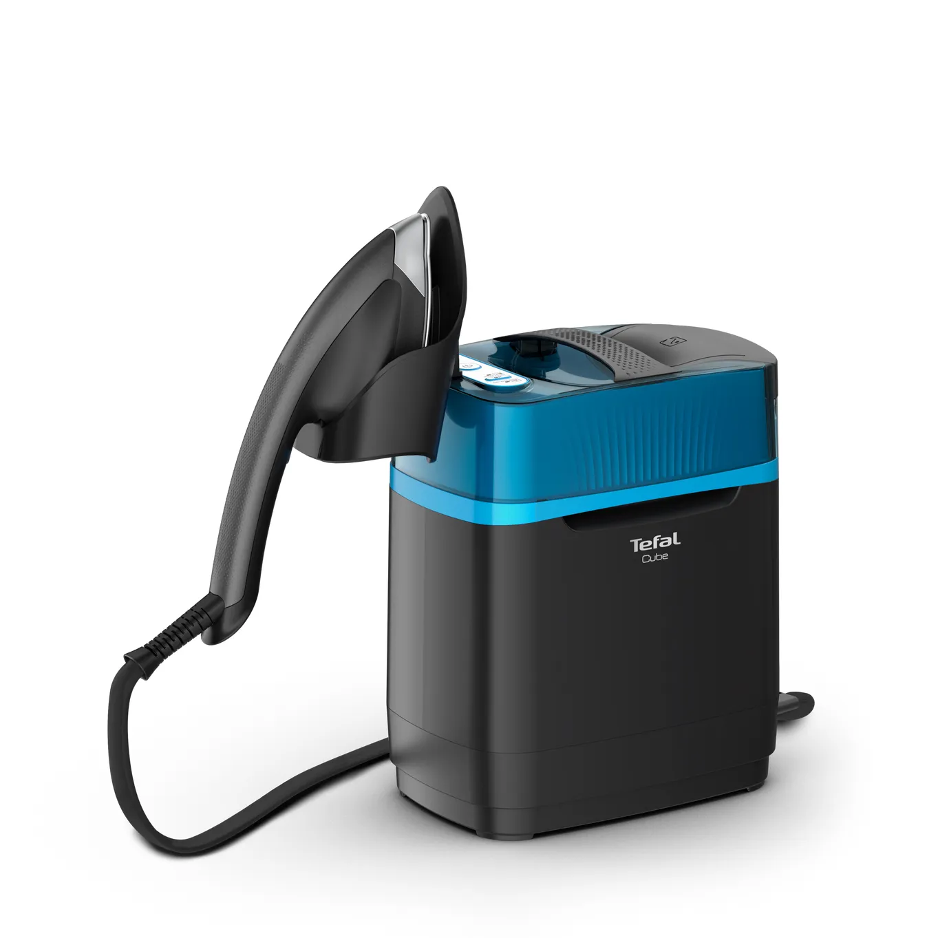 Tefal Cube UT2020 -vaateh&ouml;yrystin, 2170 W, 1,1 l, musta/sininen