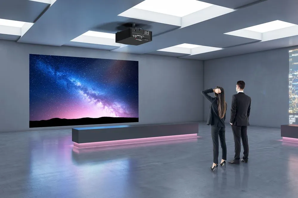 Optoma W9PV7KC01VZ1 DLP WUXGA 12000 ANSI lm Laser Projector, Black