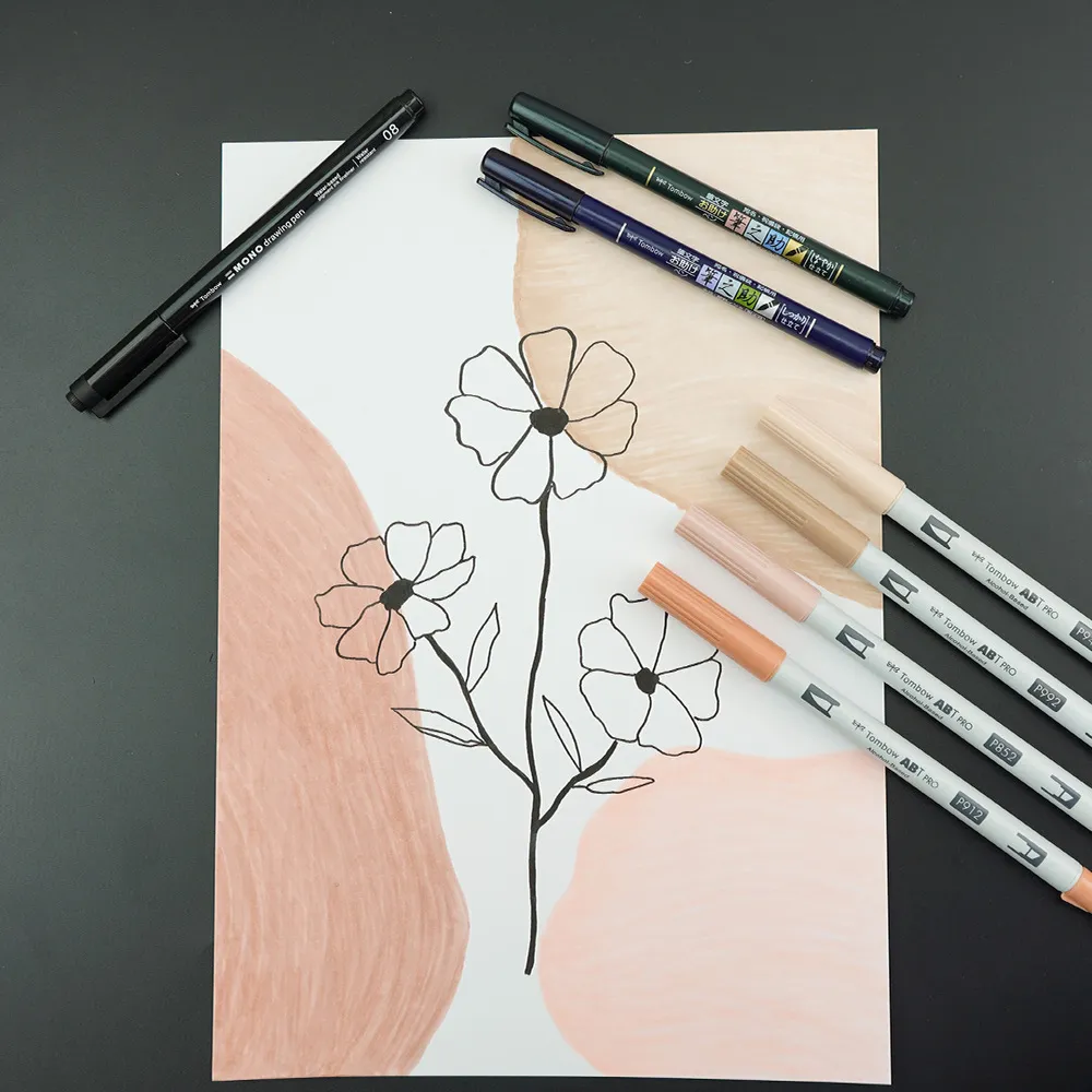 Fineliner Tombow MONO drawing set Bold (4)