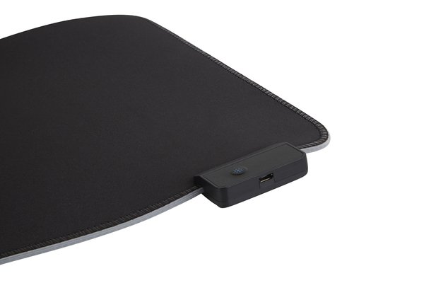 Surefire Silent Flight RGB-320 RGB Gaming Mousepad, 320x260 mm, Black