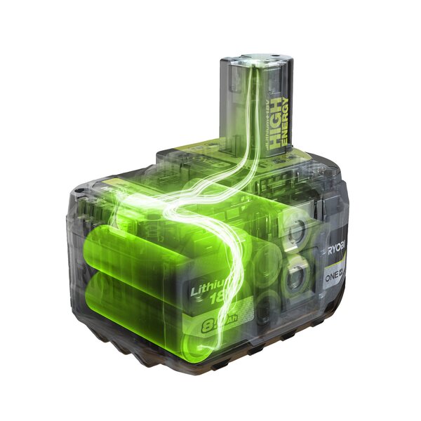 Ryobi ONE+ RB1880T 18V High Energy Lithium+ Battery 8,0 Ah