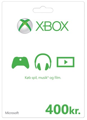 Xbox  Live Gift Card 400 DKK       FPP