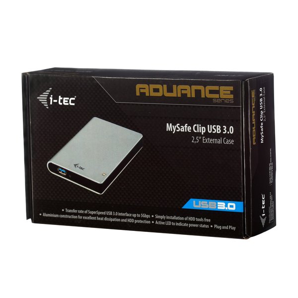 I-TEC USB 3.0 CASE HDD SSD CLIP EXT 2.5IN CLIP NO TOOL