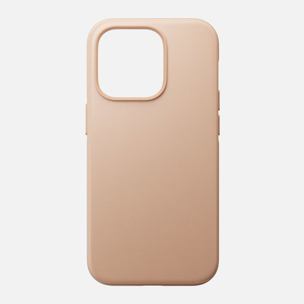 Nomad Modern Leather Case - iPhone 14 Pro Natural Horween Leather