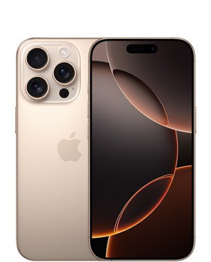 Refurbished iPhone 16 Pro 128GB, Desert Titanium (Fair condition)