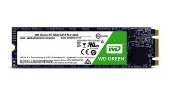 WD 120GB, R 540 MB/s W 430 MB/s -SSD-levy M.2, vihre&auml;